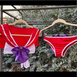 Sailor moon costume set ( sailor Mars )